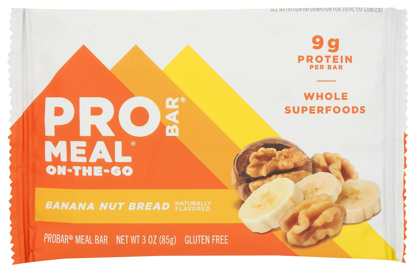 Probar Meal Bar, Banana Nut Bread  - Case of 12 - 3 OZ(D0102HX7I4A.)