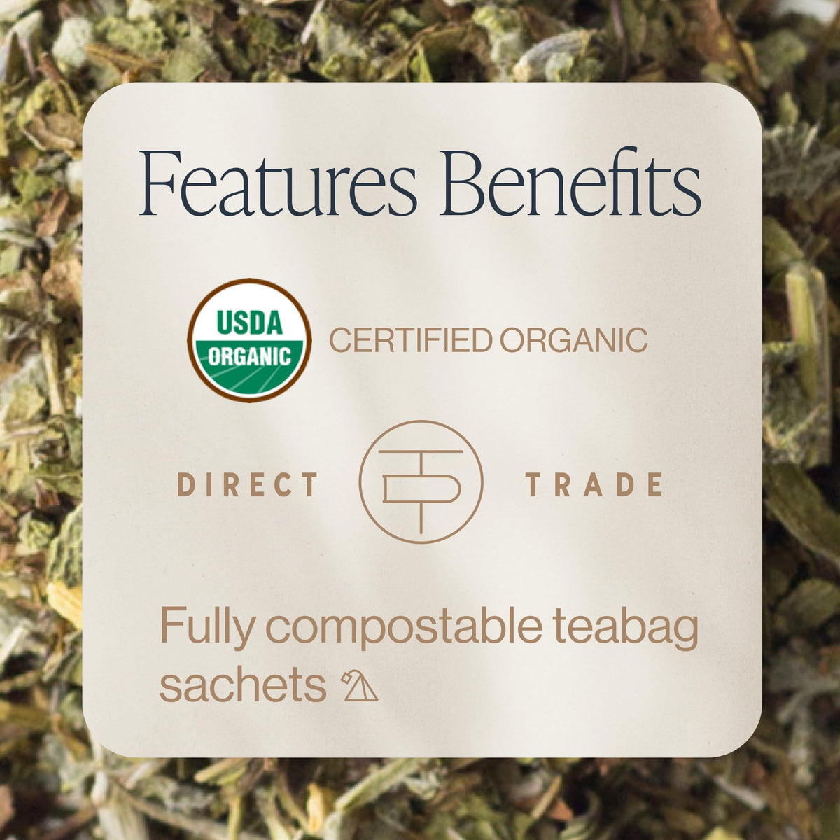 Rishi Tea Lavender Mint Herbal Tea - Organic, Caffeine Free - 15 Sachet Bags - Calming Lavender with Peppermint & Sage