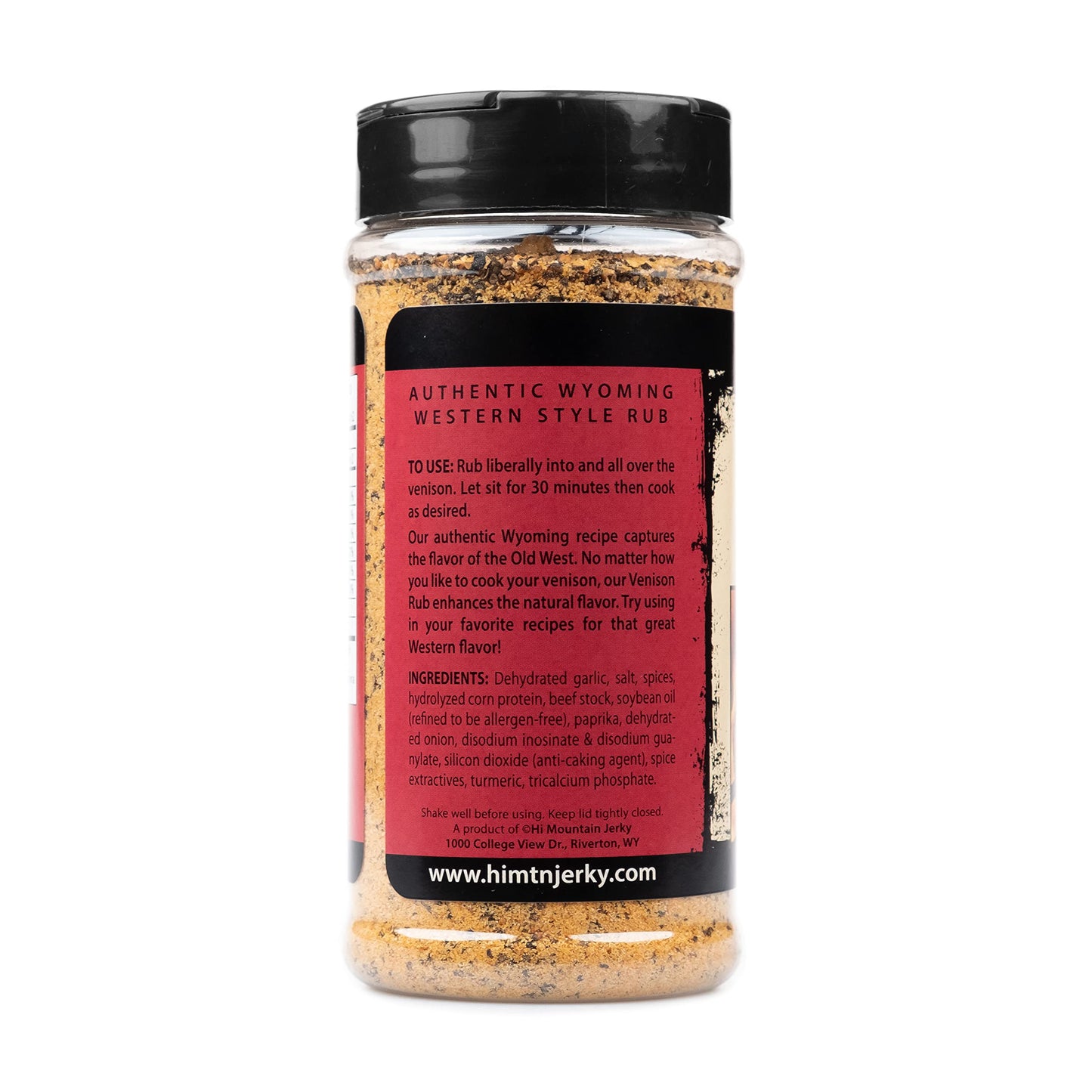Hi Mountain Seasoning | VENISON RUB | Western Style BBQ Rub | Venison Seasoning | Delicious on Beef, Pork, and Venison including