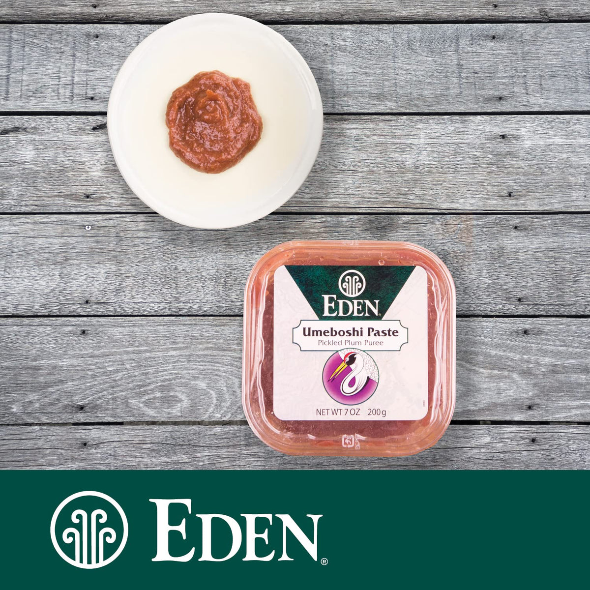 Eden Umeboshi Paste, Pickled Ume Plum Puree, Traditional from Japan, No MSG, No Chemical Additives, 7oz