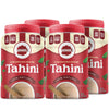 Barons Pure Tahini Sesame Paste | Rich Creamy Spread for Hummus, Dips, Sauces | 4 x 16 oz Jars | Kosher, Vegan, Keto friendly, 