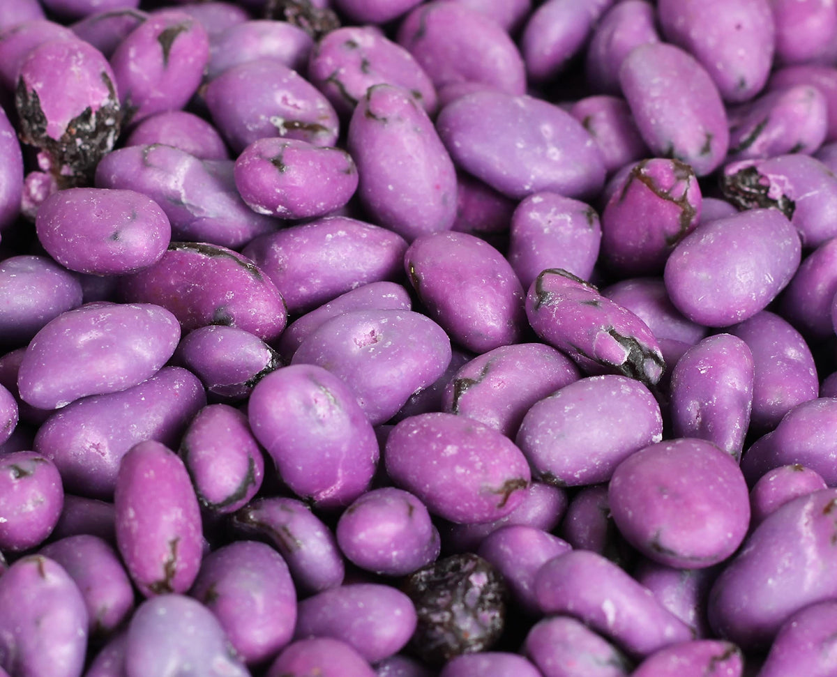 Purple Yogurt Covered Raisins by Its Delish, 1 lb Bulk | Kosher Dairy-Free Yogurt Covered Fruit for Vegan Snacking | Dried Rais