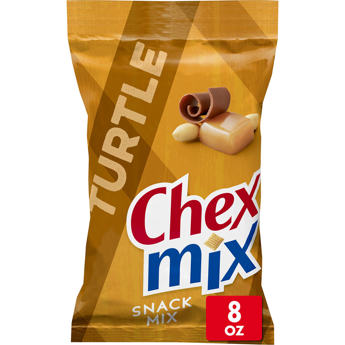 Chex Mix Indulgent Turtle Snack Mix, 8 Oz (Pack Of 6)