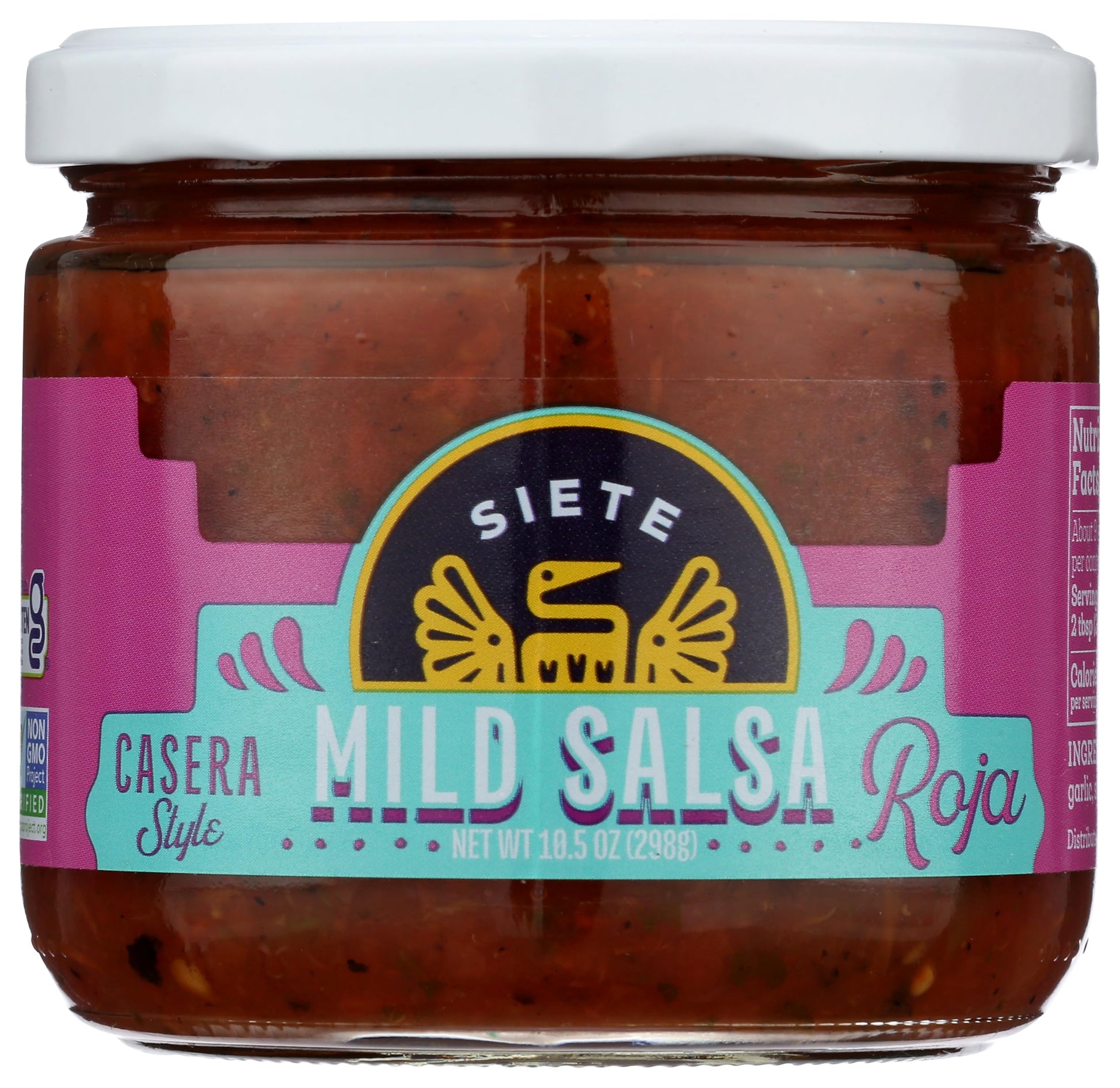 Siete Salsa Mild Casera 10.5 OZ