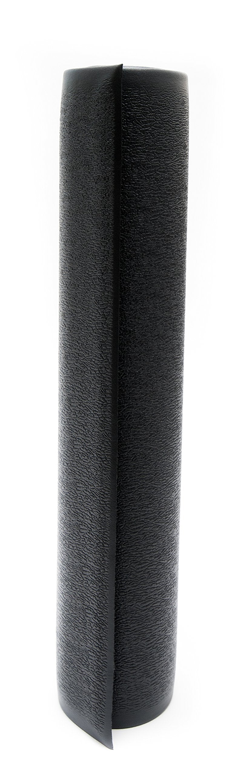 Bertech Anti-Fatigue Floor Mat, 3 Feet X 5 Feet X 3/8 Inch Thick, Textured Pattern Top, Bevelled On All Sides, Black, Made In Us