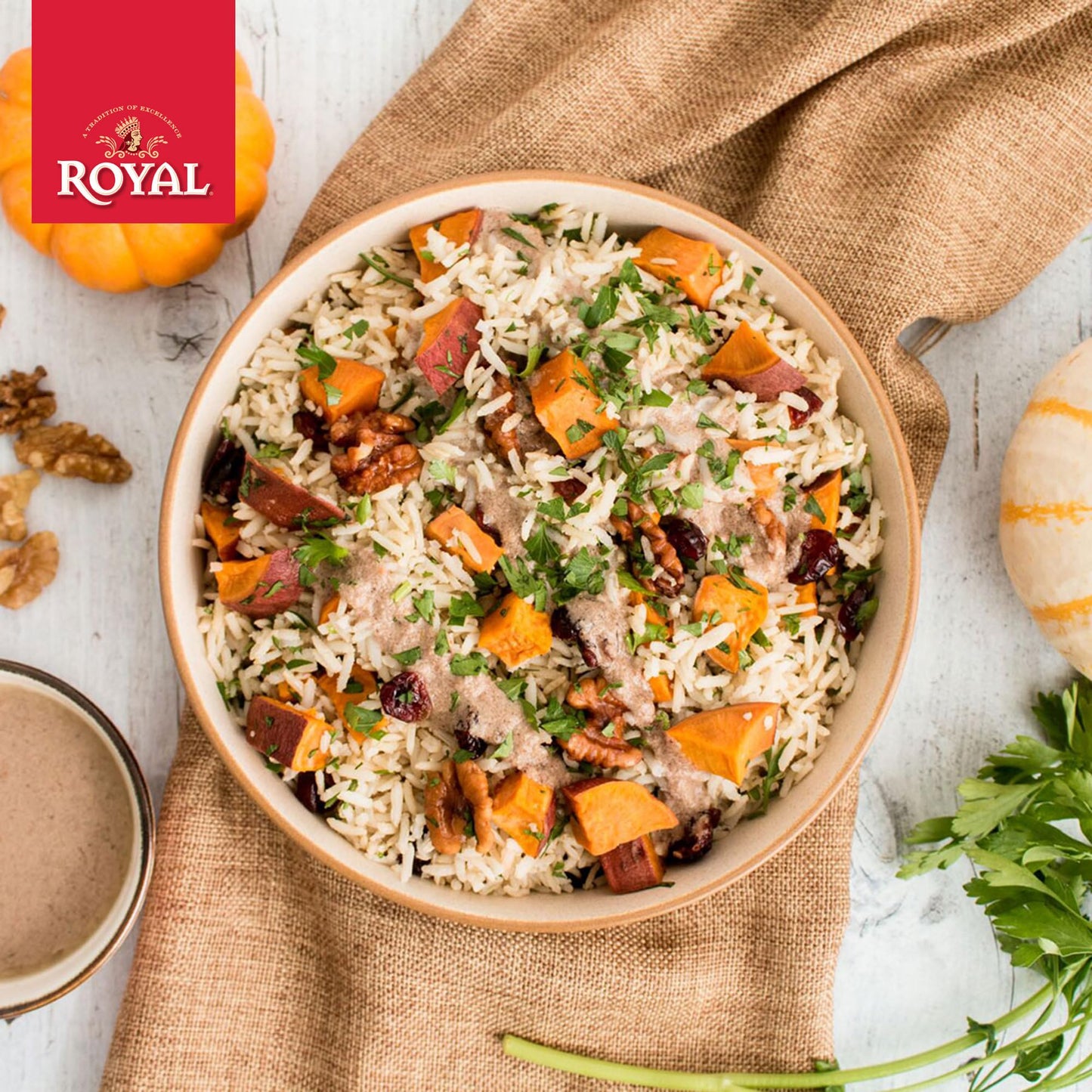 Royal Authentic Basmati Brown Rice - Gluten Free, Vegan - 10 Pound Whole Grain