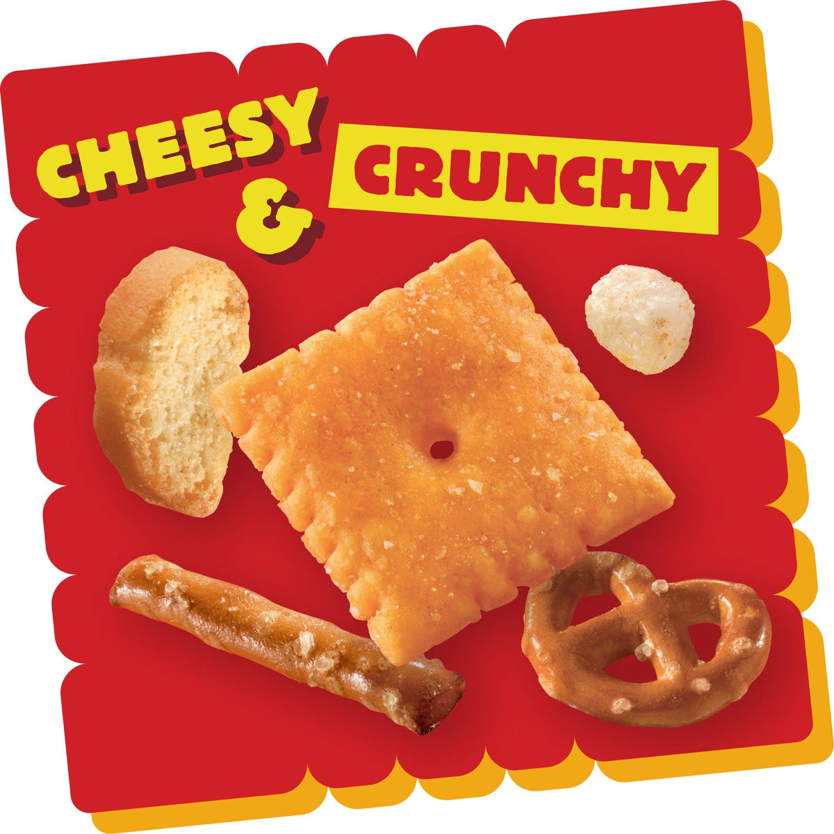 Cheez-It Snack Mix, Lunch Snacks, Office And Kids Snacks, Classic, 40Oz Bag (1 Bag)