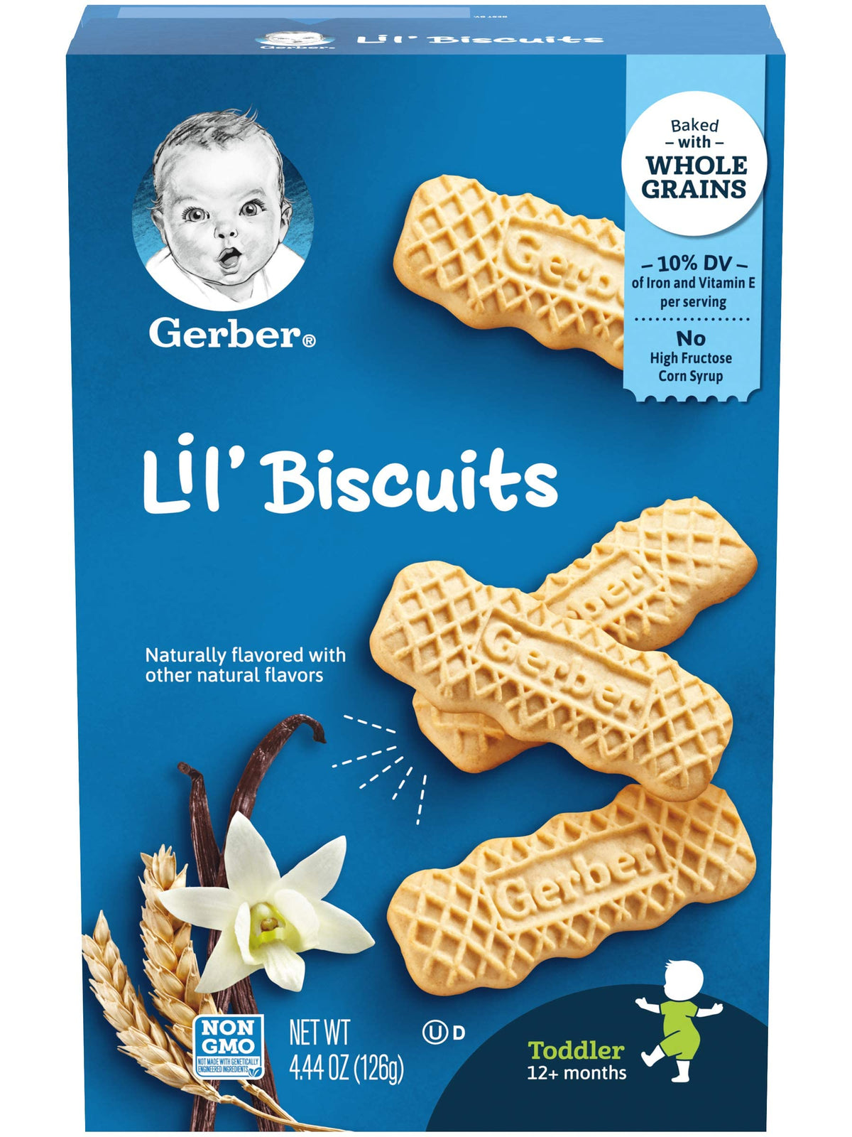 Gerber Graduates Lil Biscuits Vanilla Wheat 4.44 Oz