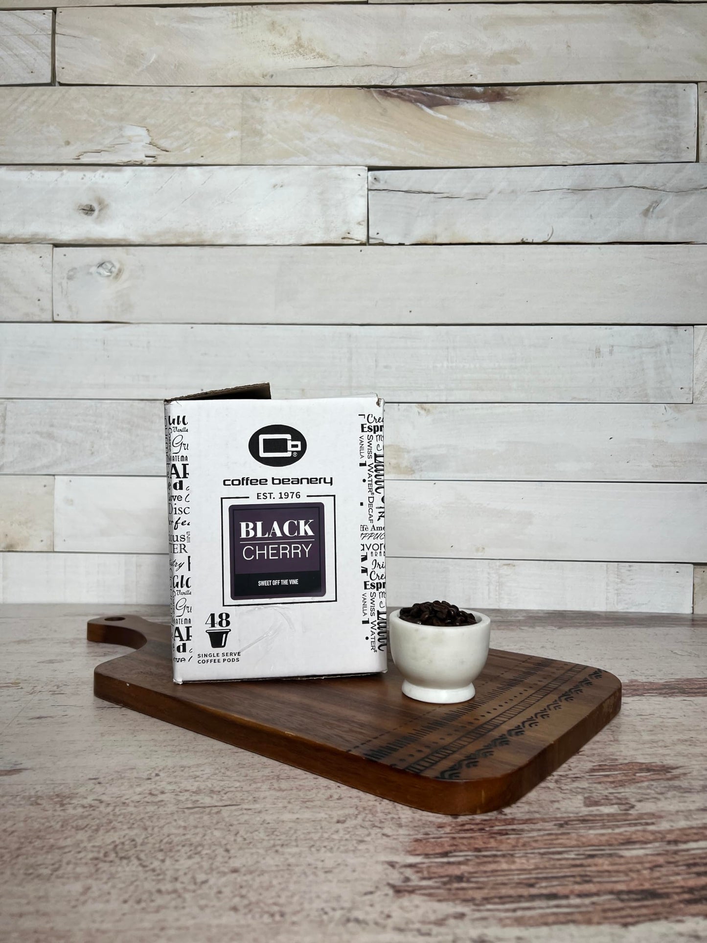 Coffee Beanery Black Cherry Coffee Pods, Medium Roast, 192 Count Pack