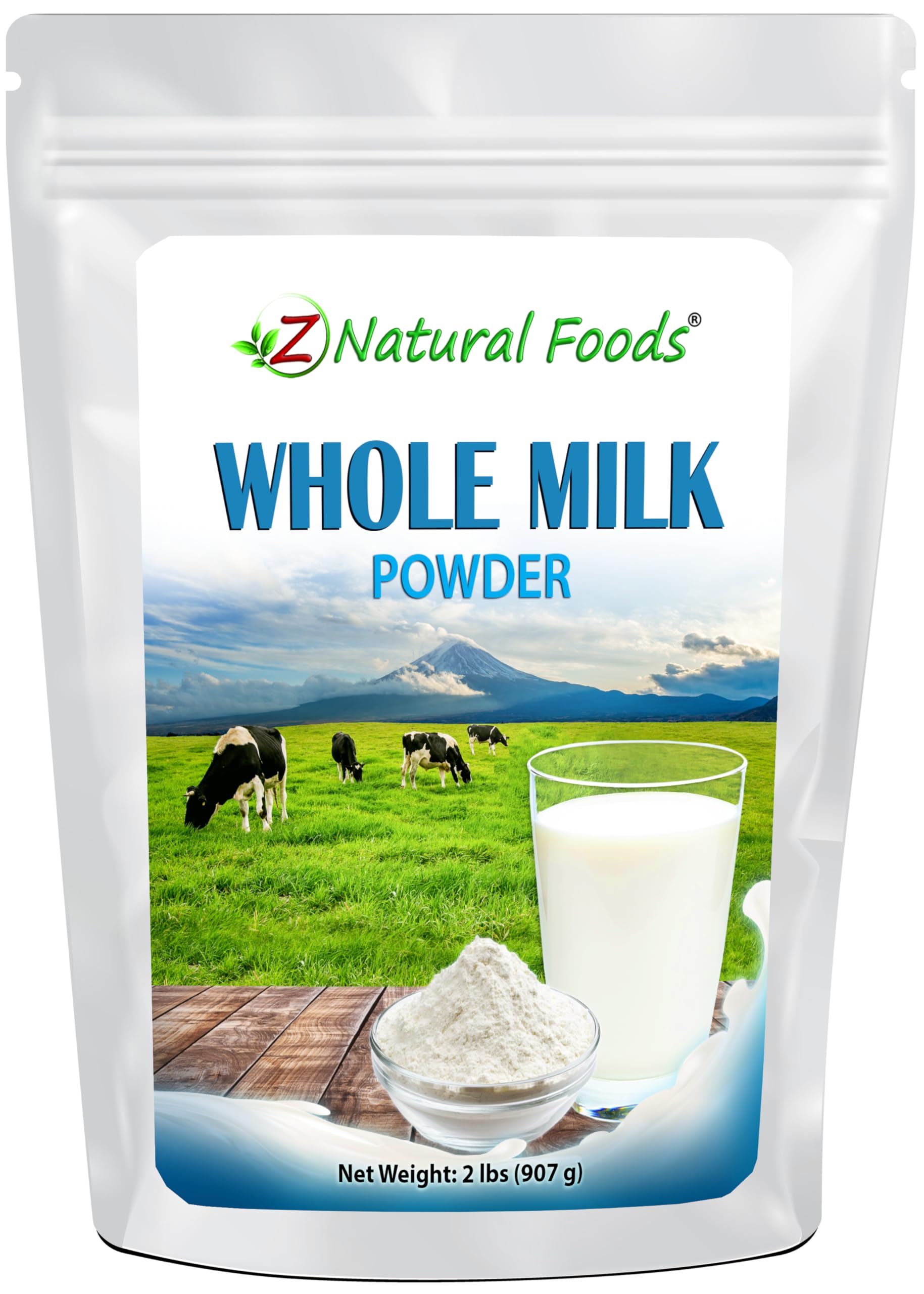 Z Natural Foods Whole Milk Powder - Non-GMO, Gluten-Free, 32 oz, White