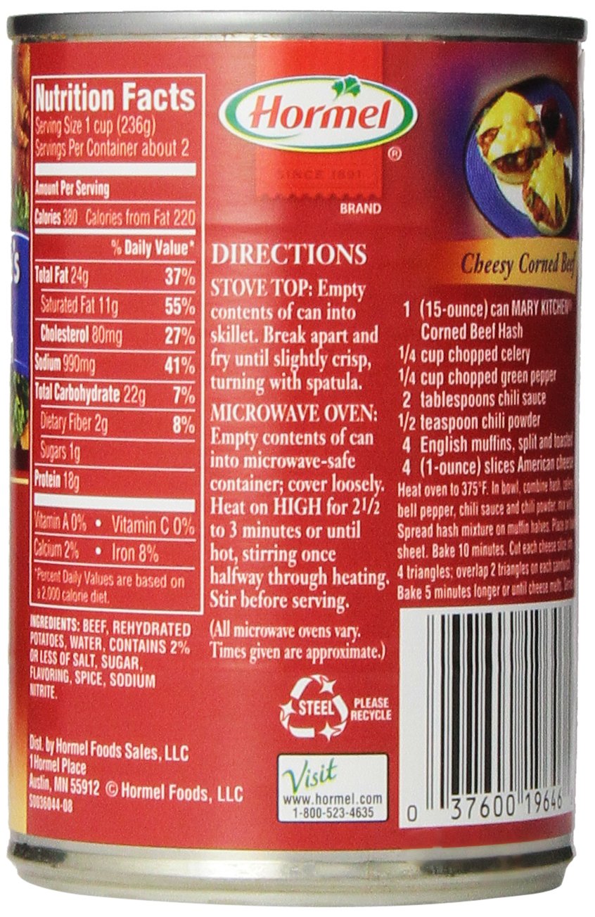 Hormel Mary Kitchen, Corned Beef Hash, 14 Oz