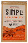 SIMPLI Organic Red Lentils  12 OZ