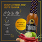 Original Hot Sauce By Tabaero, Gourmet Hot Sauce Gift, Fiesta Party Favors, All Natural, Gluten Free, Low Sodium, Vegan, Kosher,