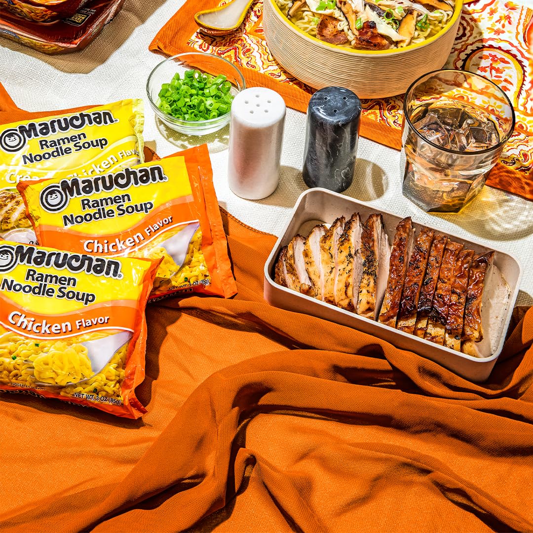 Maruchan Ramen Chicken, 3 Ounce (Pack of 24)