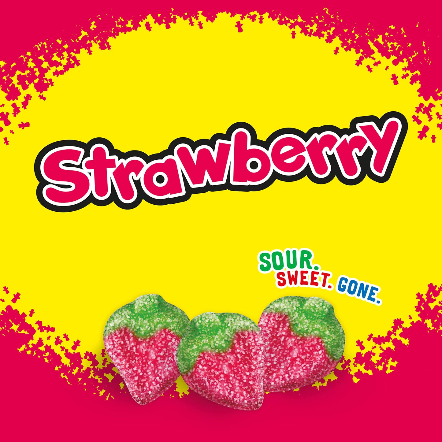SOUR PATCH KIDS Strawberry Soft & Chewy Candy, Bulk Candy, 12 - 3.6 oz Bags