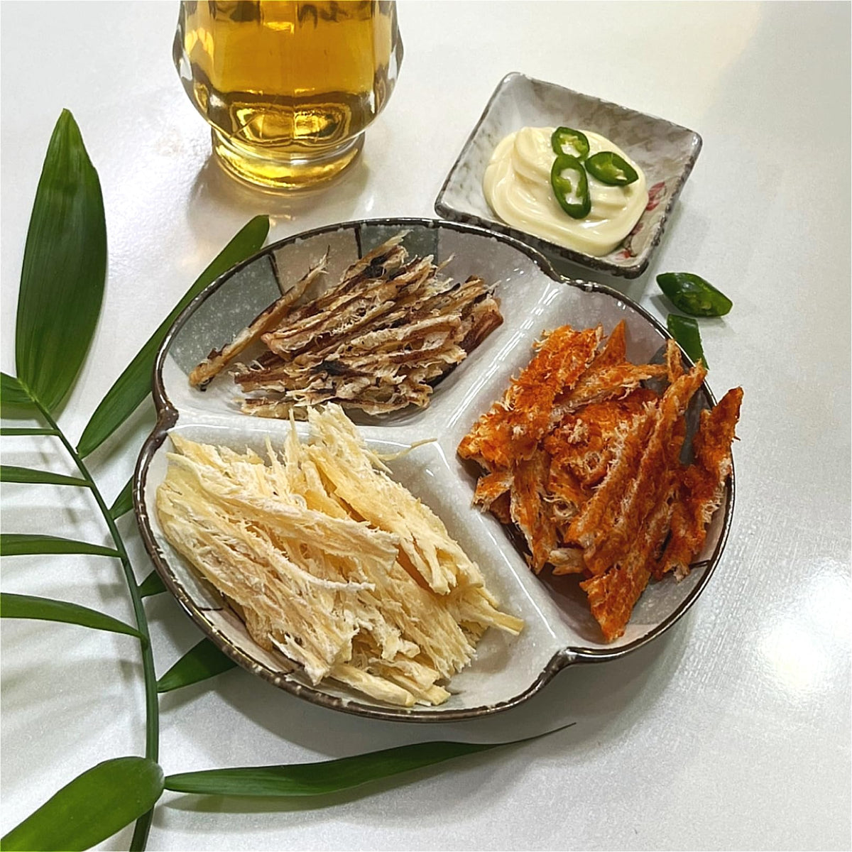 Jokuna - Korean Dried Squid - Soft And Chewy Texture Squid (Spicy, Butter, Roasted) (Mix - 5 Pack)
