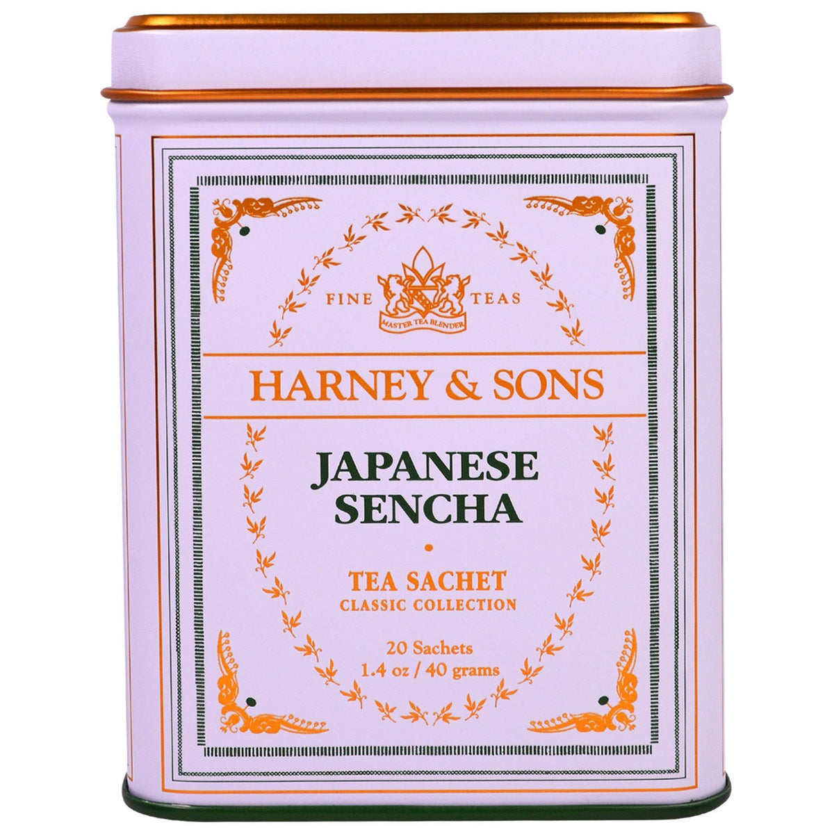 Harney & Sons Japanese Sencha Green Tea, 20 Sachets | Classic Collection