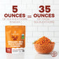 Jungle Powders Sea Buckthorn Berry Powder Organic 5 Ounce Bag - Antioxidant-Rich USDA Certified Freeze Dried Seabuckthorn High i