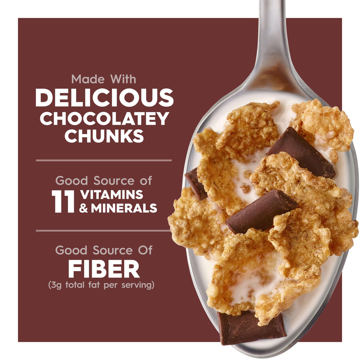 Kellogg's Special K Chocolatey Delight Cereal, 12.1oz Box, Fiber Breakfast, Pack of 1
