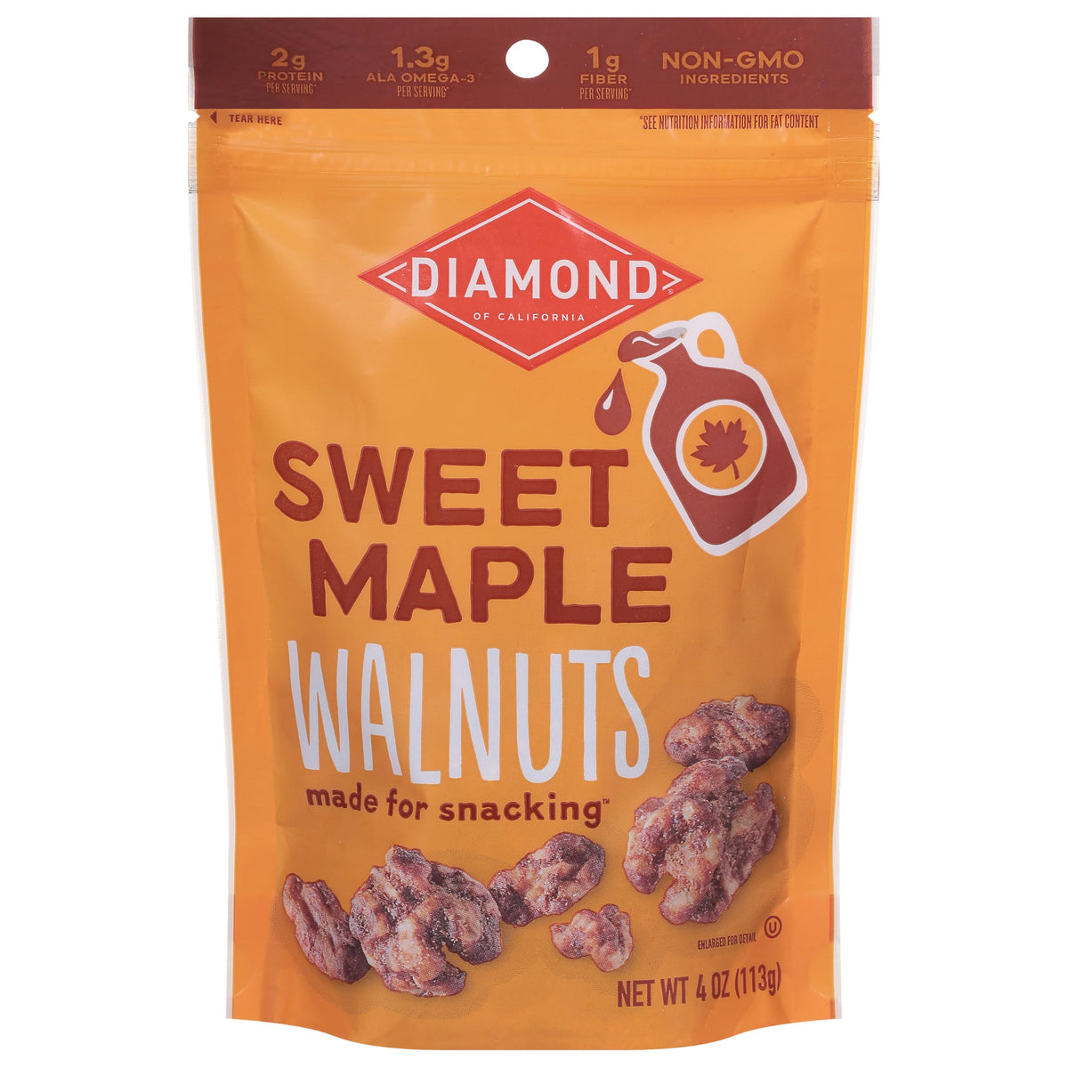 Diamond of California Sweet Maple Walnuts 4 oz