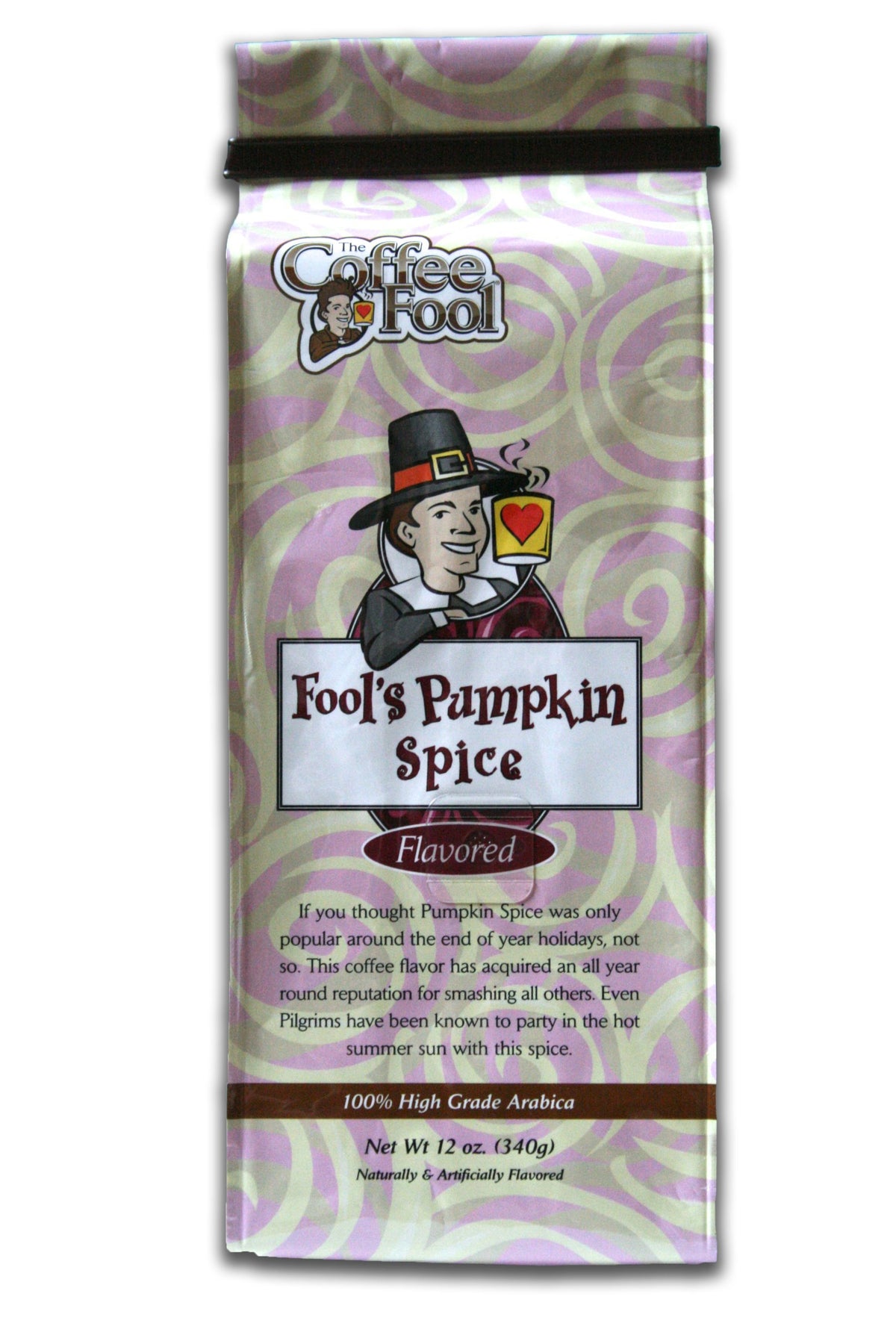 The Coffee Fool Drip Grind Coffee, Fools Pumpkin Spice, 12 Ounce