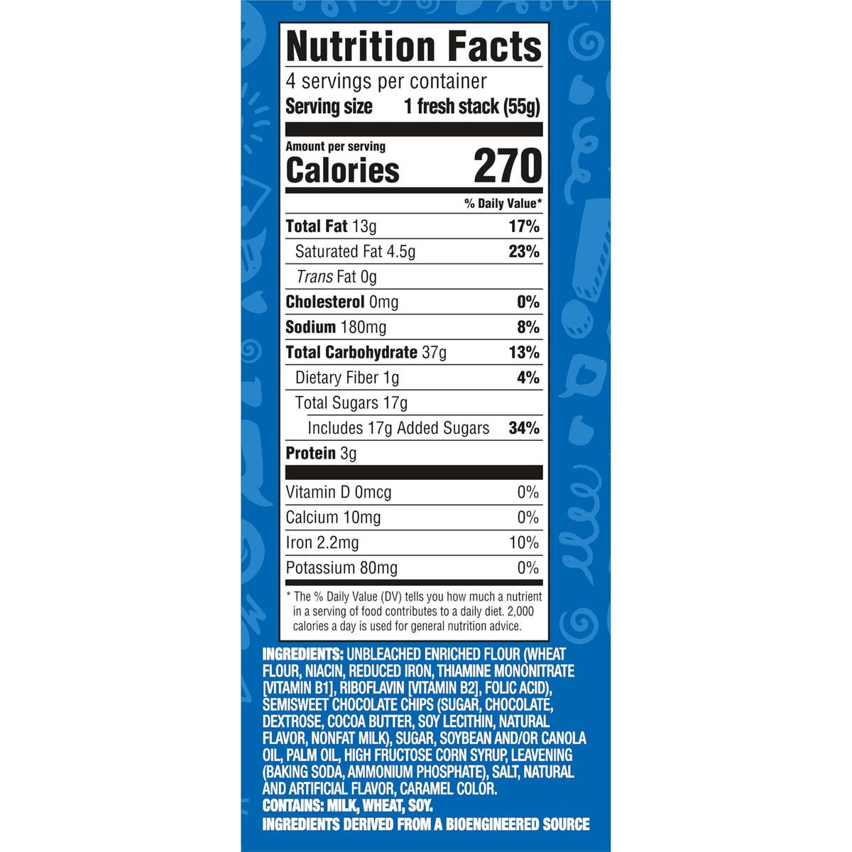 CHIPS AHOY! Fresh Stacks Original Chocolate Chip Cookies, Bulk Travel Snacks, 6 Boxes (24 Multi Snack Packs)
