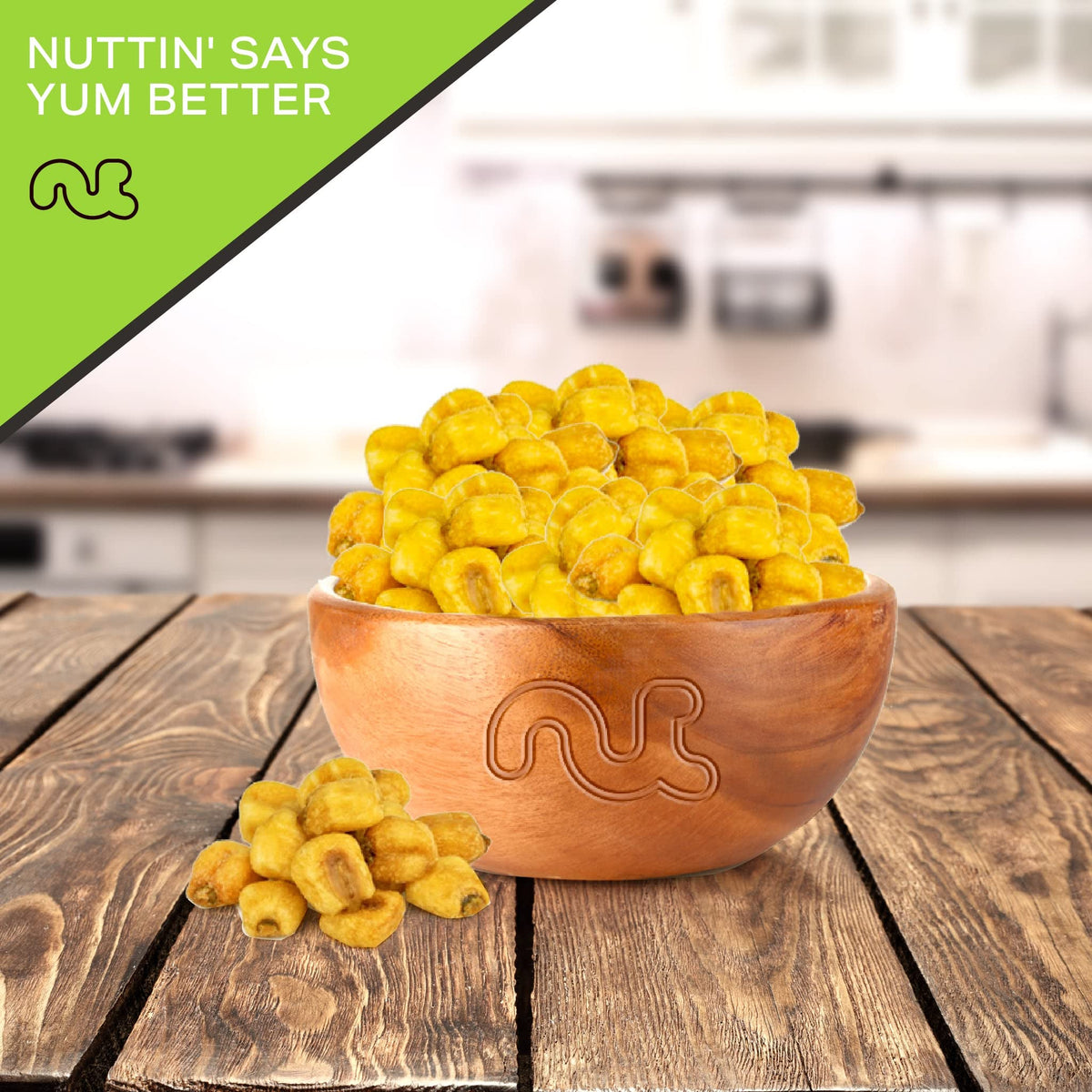 Nut Cravings - Toasted Corn Nuts, Roasted & Salted, Crunchy Kernels - Original Flavor (16Oz - 1 Lb) Packed Fresh In Resealable B