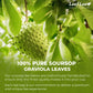 LeafLea Soursop Leaf Tea Bags - Natural Digestive Support, Caffeine-Free, 40 Bags
