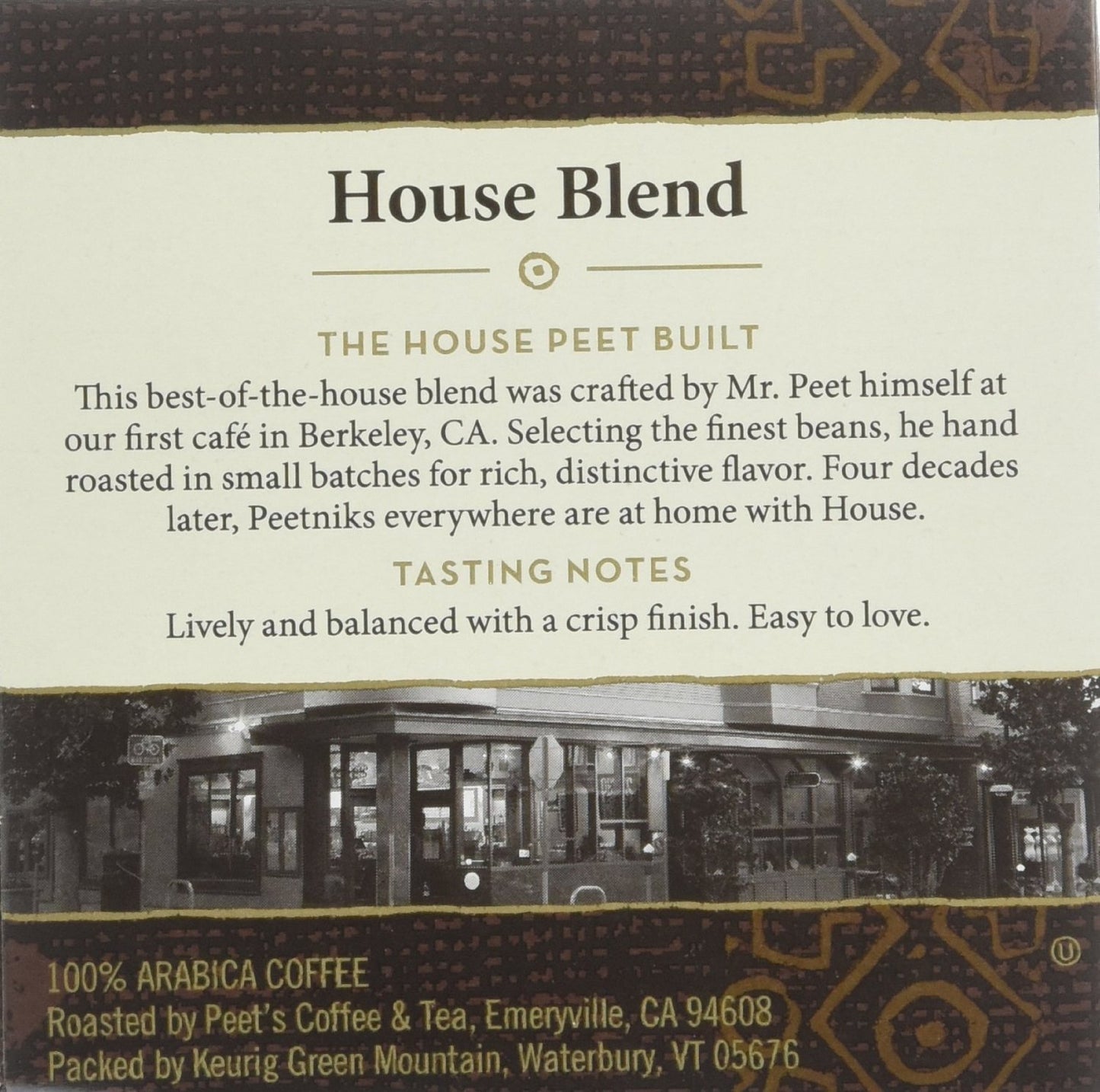Peets Coffee House Blend Single Cup Coffee for Keurig, 40 Count, Model S-PL-4808