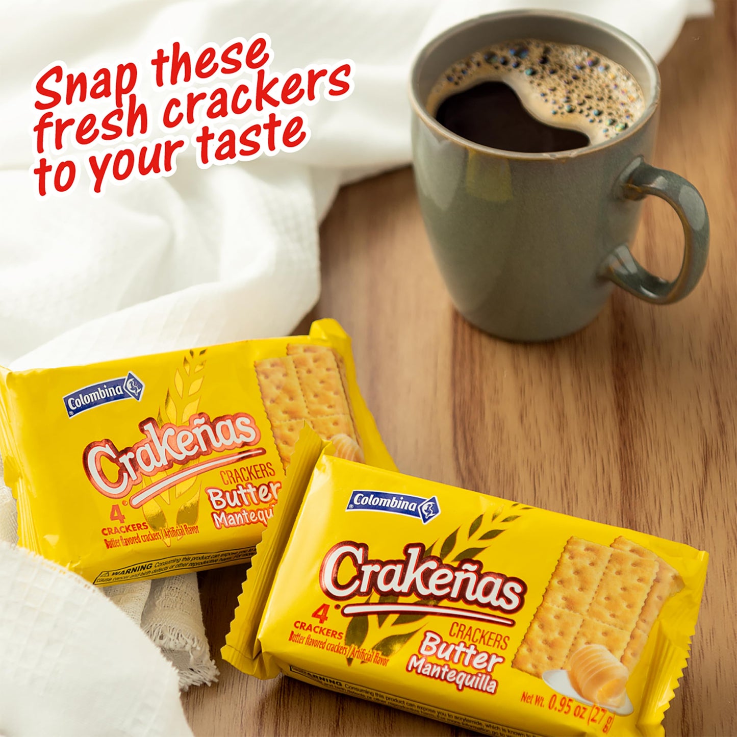 Colombina Butter  Ers, Savory Thins  Enas, 5.71 Oz