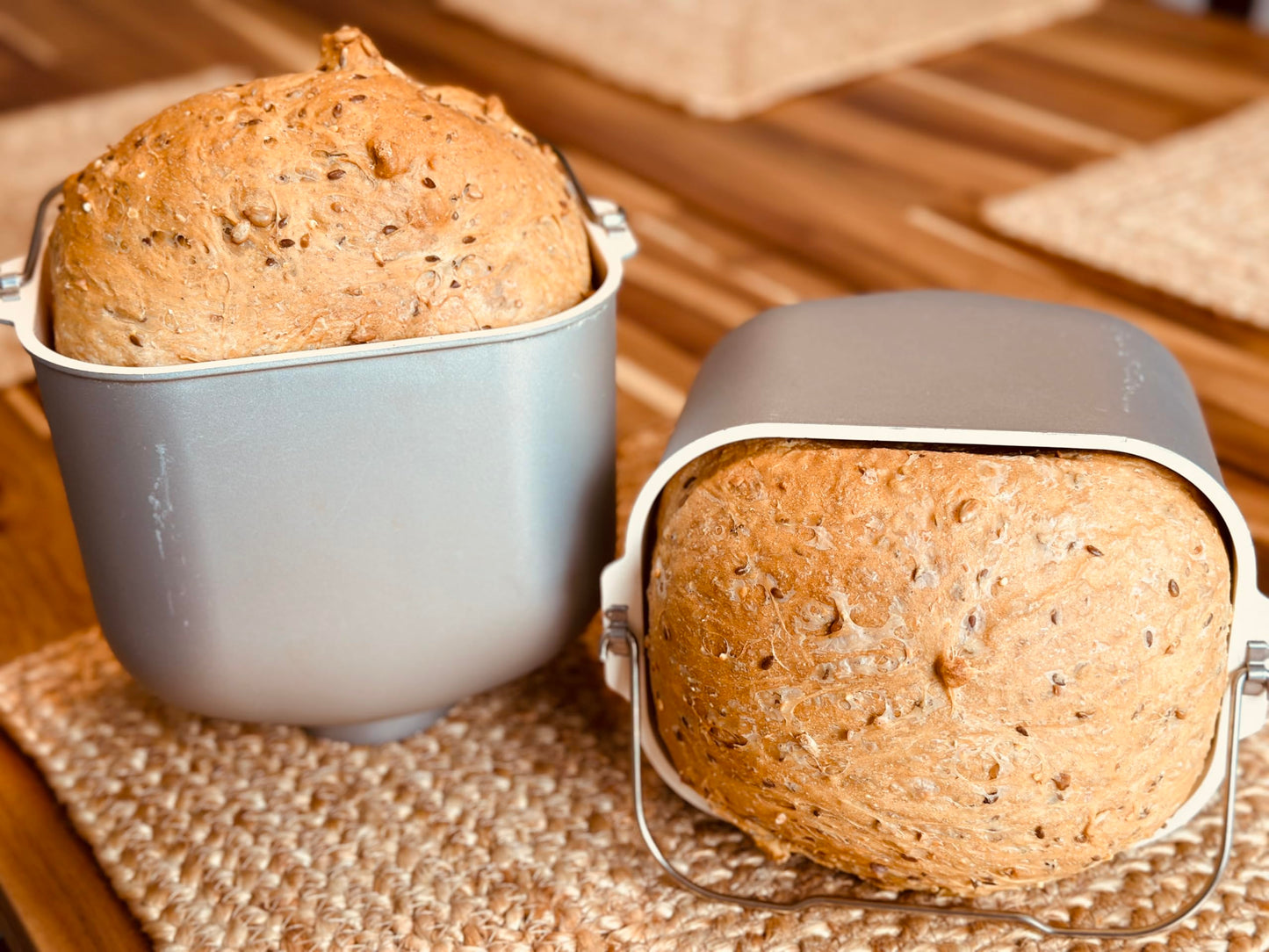 Molibake 8 Grain Bread Mix - All-Natural Multigrain Baking Mix - Pack of 2 - 15 oz - Easy-to-Use for Bread Machines and Ovens