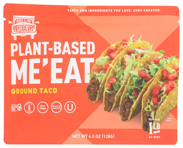 Rollingreens Plant Based Ground Taco Pack 4.5 Oz
