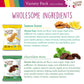 Homefree Mini Cookies Variety Pack, Gluten Free, Nut Free, Vegan, Cookie Snack Packs, School Safe and Allergy Friendly Snack (Pa