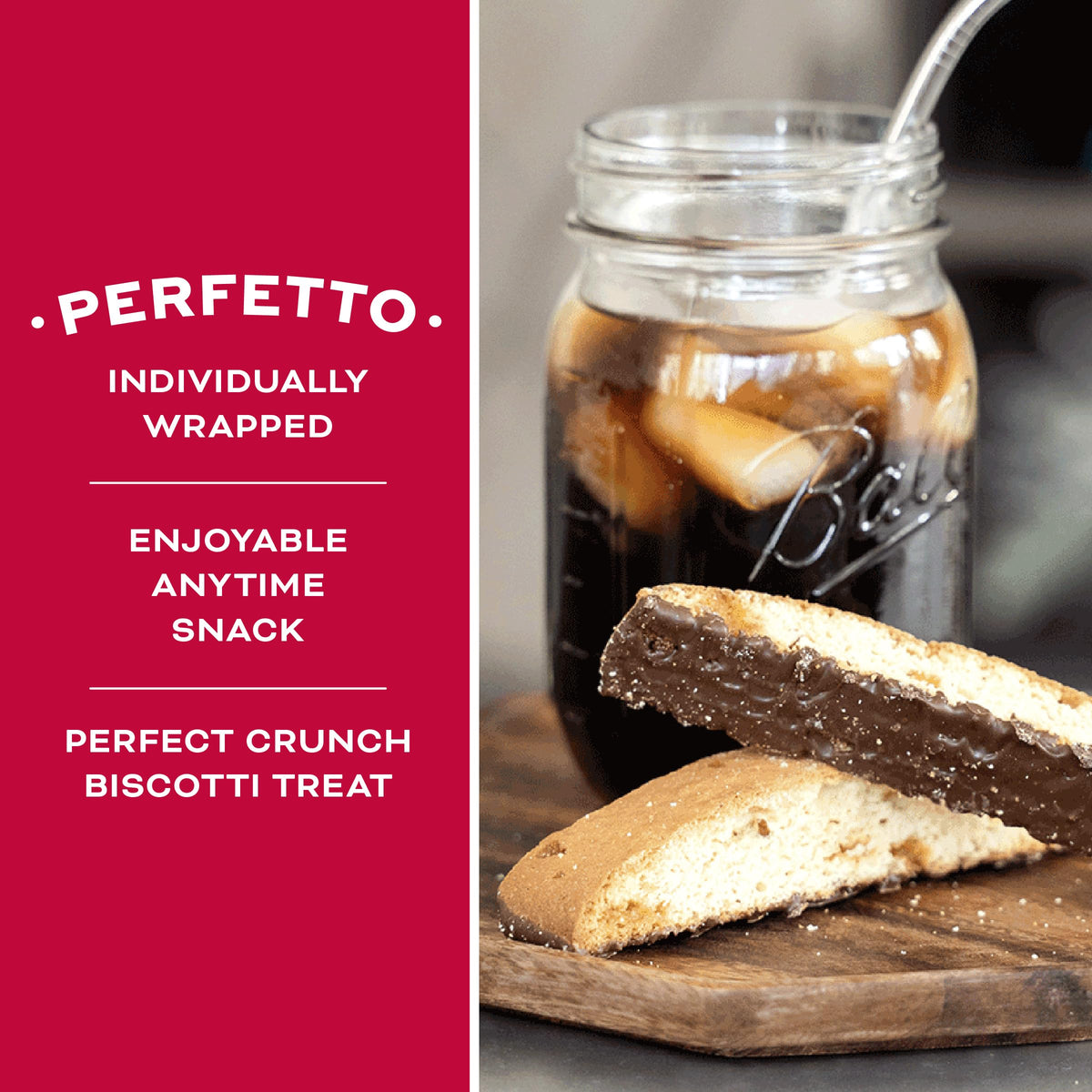Nonni'S Cioccolati Biscotti Italian Cookies - 4 Tubs - Italian Biscotti Cookies - Biscotti Individually Wrapped Cookies W/Premiu