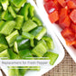 Its Delish Dehydrated Mixed Bell Pepper Flakes, Vegan, 1 Lb Bulk Bag