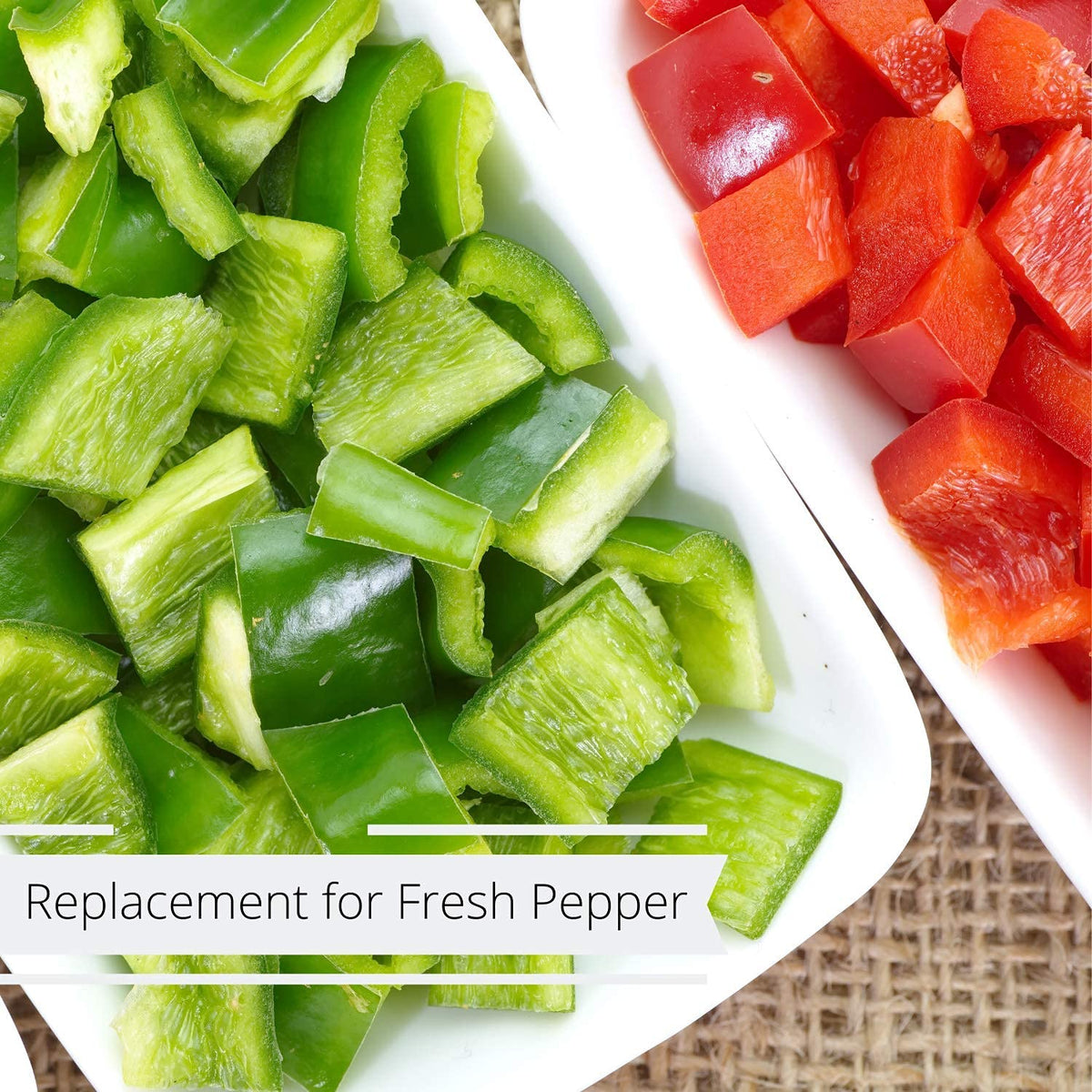 Its Delish Dehydrated Mixed Bell Pepper Flakes, Vegan, 1 Lb Bulk Bag