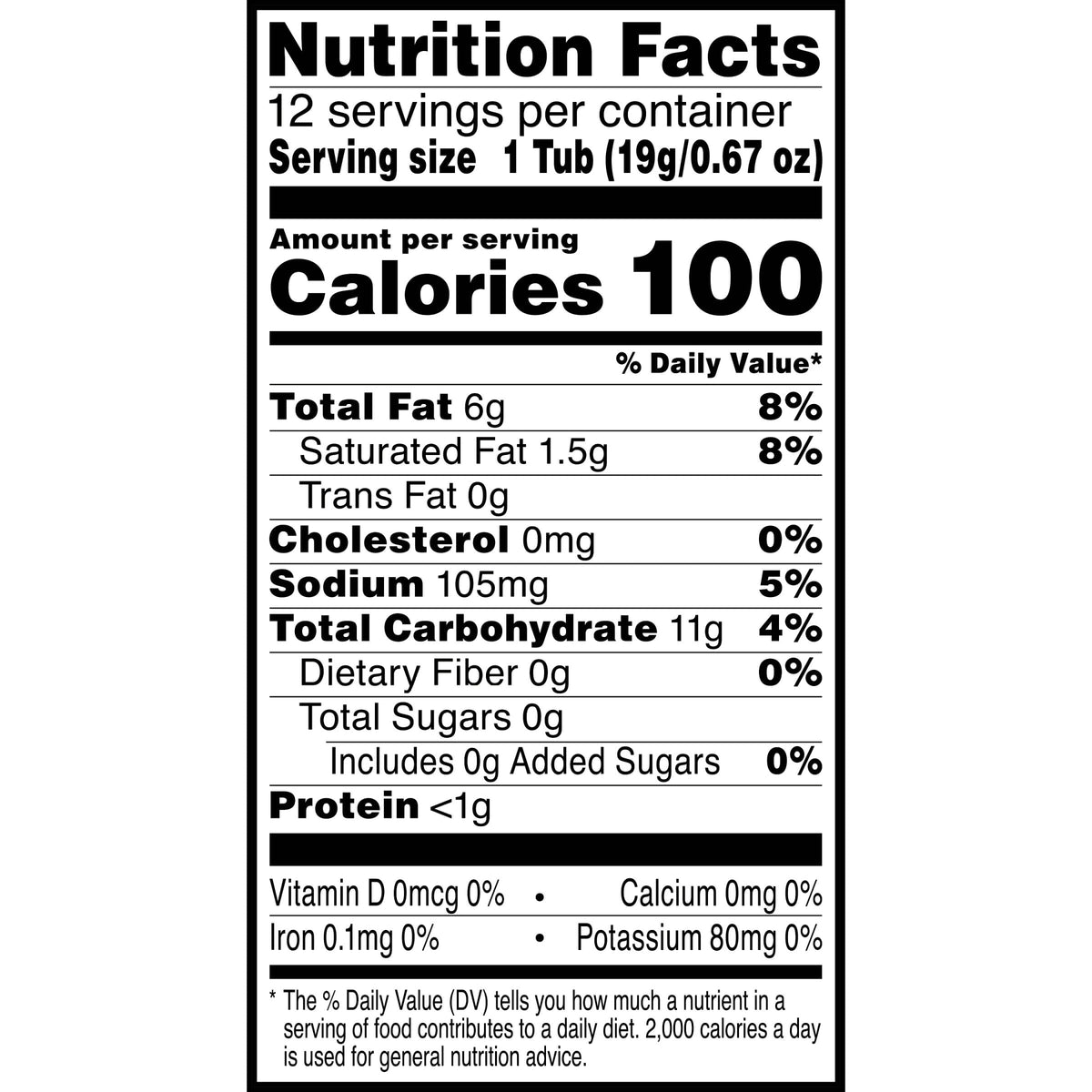 Pringles Potato Crisps Chips, Lunch Snacks, Snack Cups, Original, 8oz Tray (12 Cups)