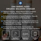 Organic Balsamic Vinegar & Heirloom Olive Oil From Little Gypsy Farms | First Cold-Pressed And Oak Barrel Aged | Notes Of Fig Wi