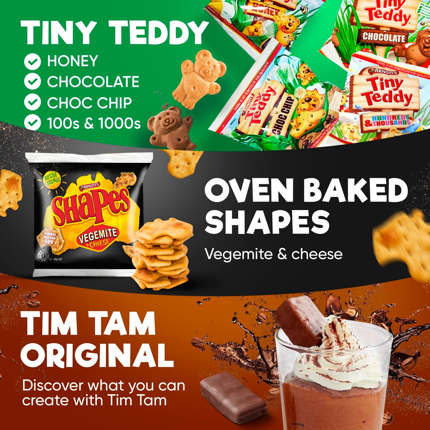 Australian Snack Gift Box Mega 29 Pack, Best Aussie Candy and Food Products, Authentic Taste of Australia, Large Snack Box - Aus