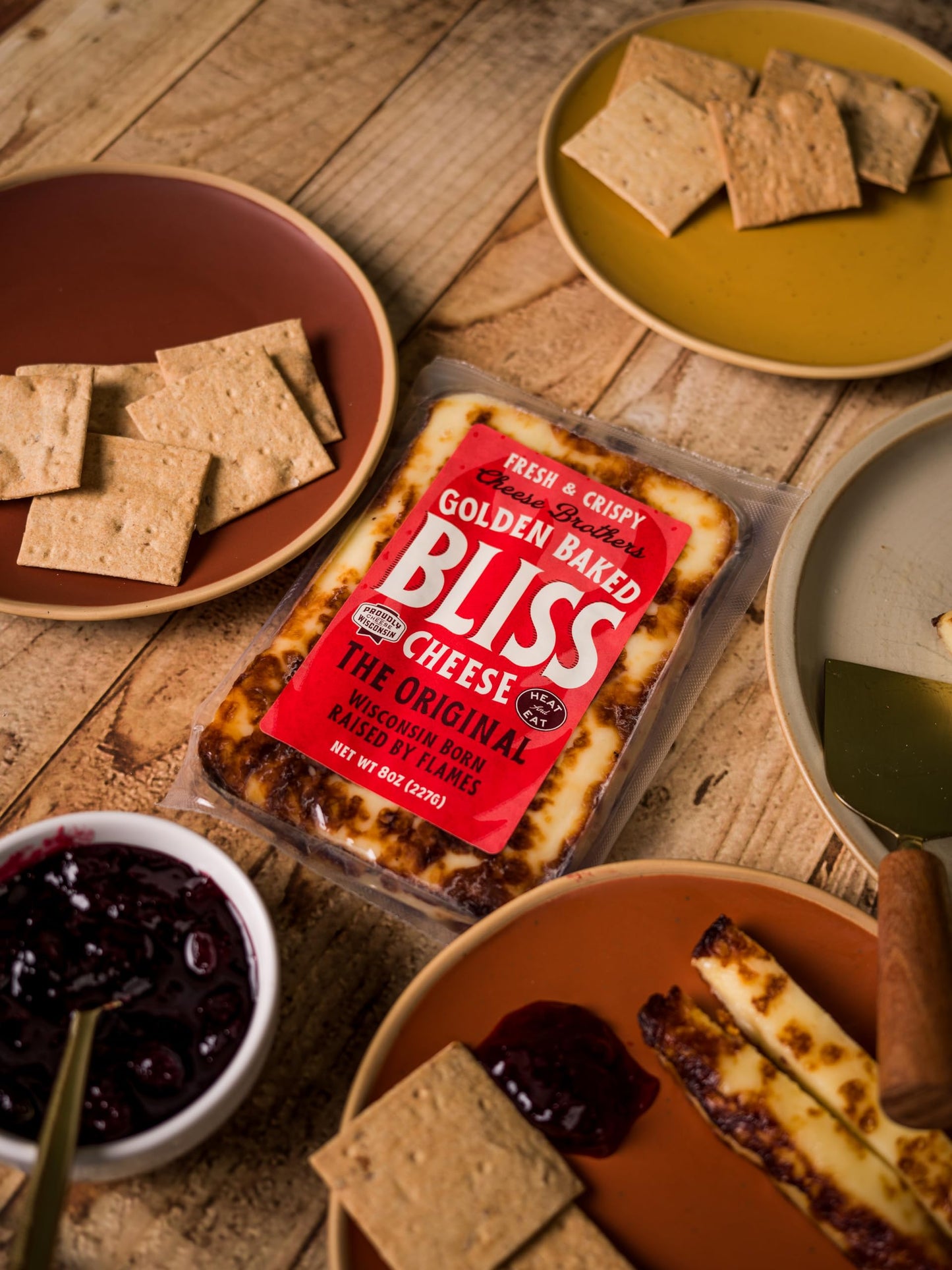 CHEESE BROTHERS INC Golden Baked Bliss Cheese Variety Pack | 7 Pack | Heat & Eat | Includes Original, Bacon, Italian