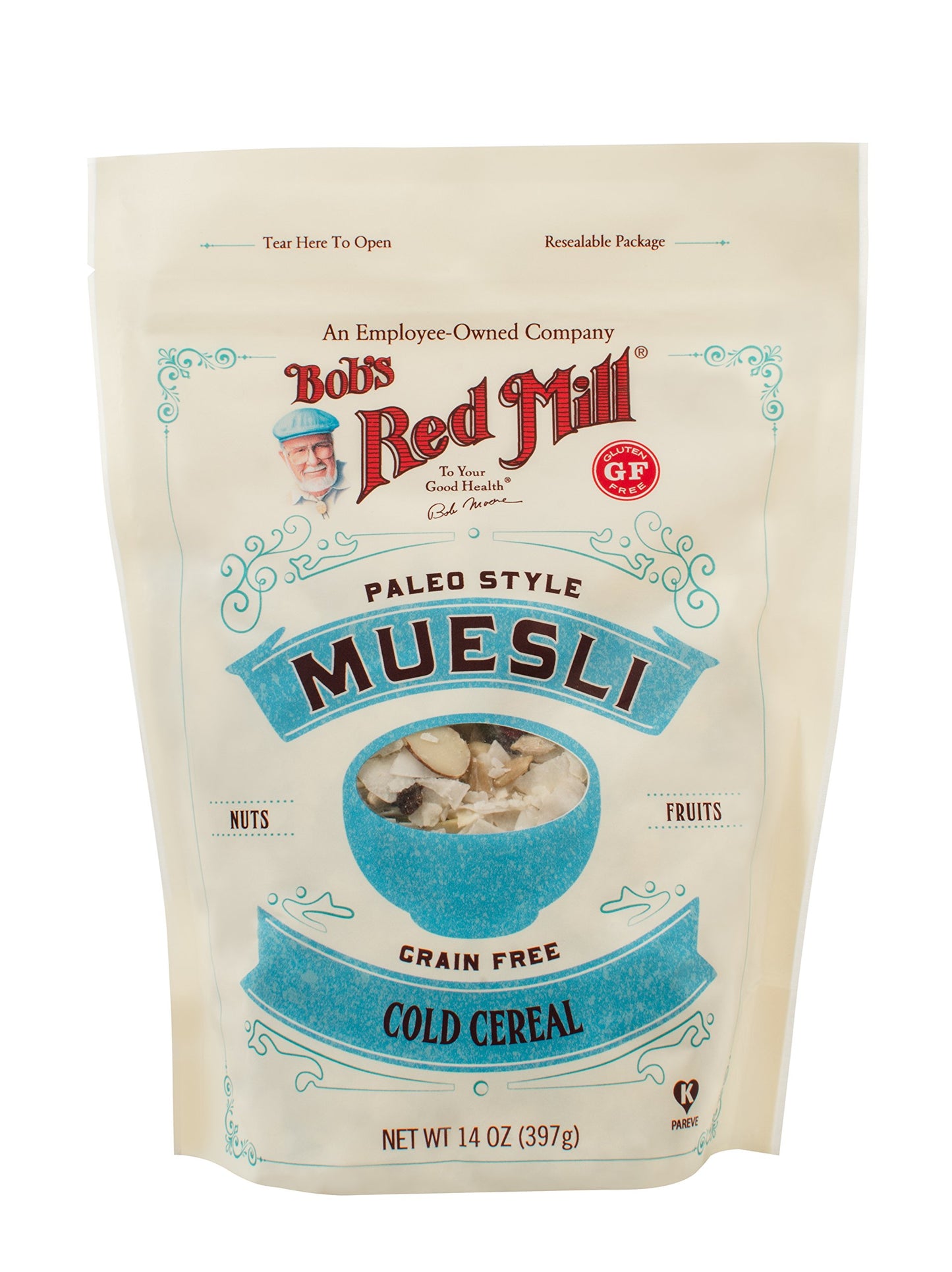 Bobs Red Mill Paleo Muesli, 14oz (Pack of 1) - Non GMO, Gluten Free, Vegan, Paleo Friendly, Kosher