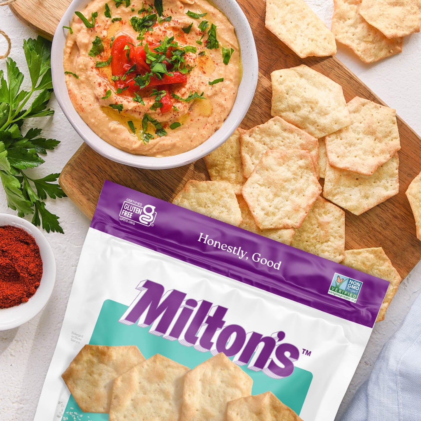Miltons Gluten Free Crackers Variety Bundle (Crispy Sea Salt, Multi-Grain, Everything) - Non-GMO Project Verified, Kosher, Certi