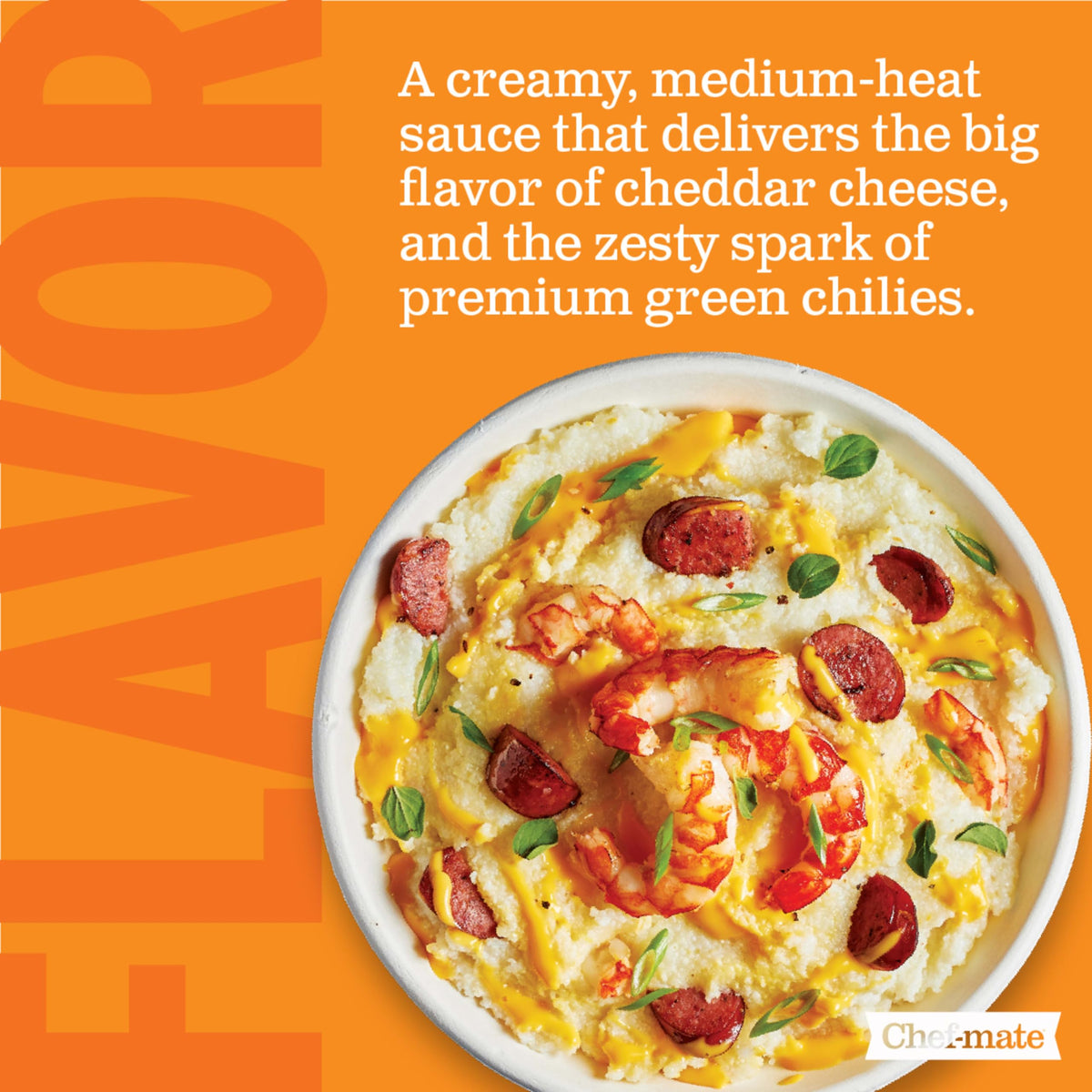 Chef-mate Que Bueno Nacho Cheese Sauce, Canned Food, 106 oz (#10 Can Bulk), 6.62 lb, Ideal for Cooking and Dipping