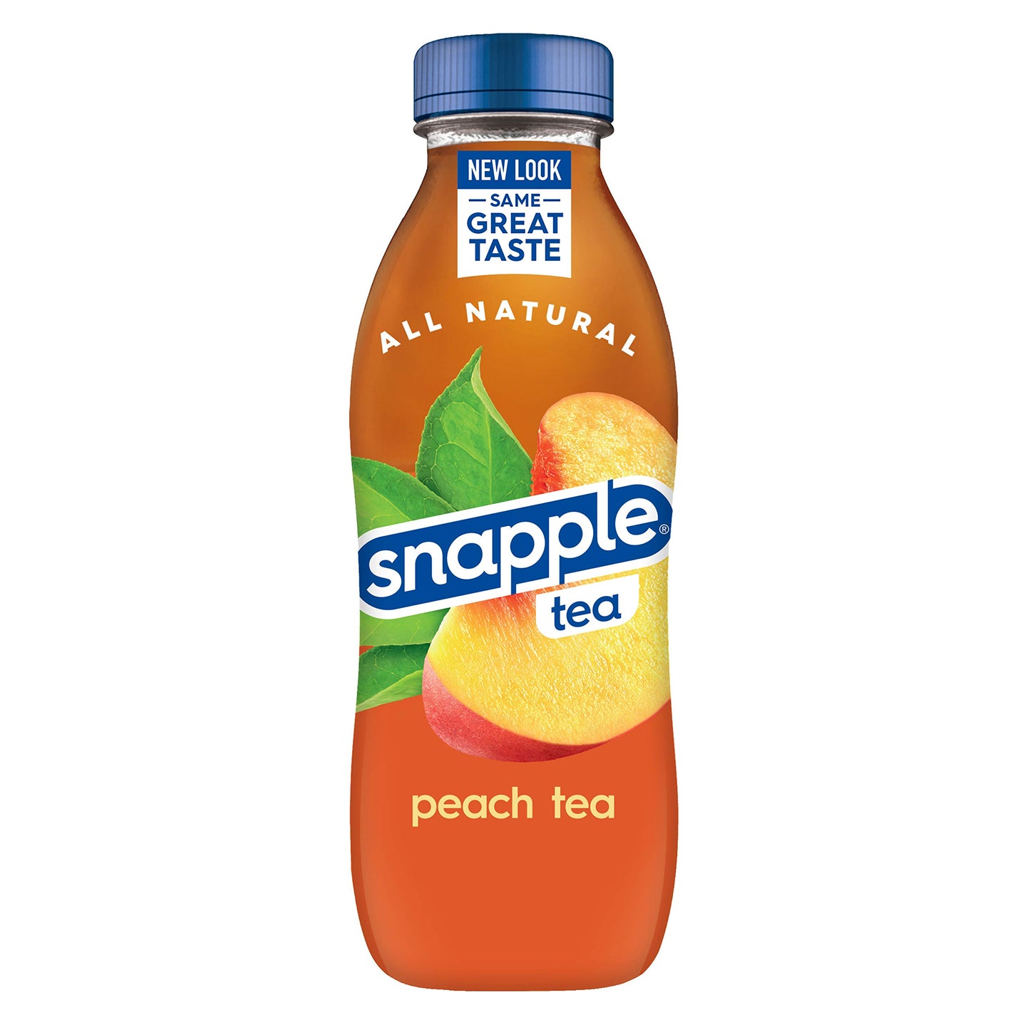 Snapple Peach Tea, 16 fl oz recycled plastic bottle, 6 pack