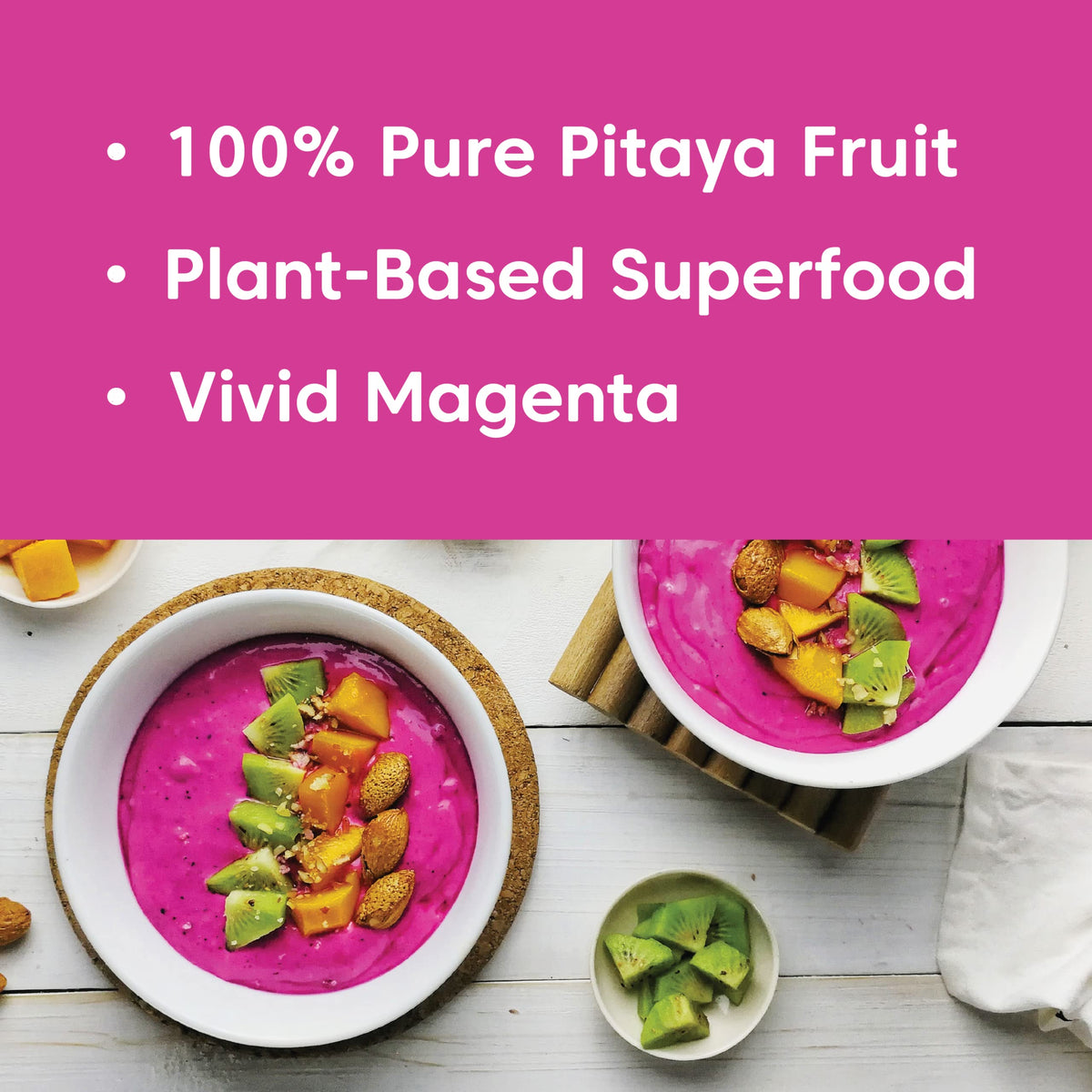 Wilderness Poets Freeze Dried Dragon Fruit Powder - Pink Pitahaya (32 Ounce)
