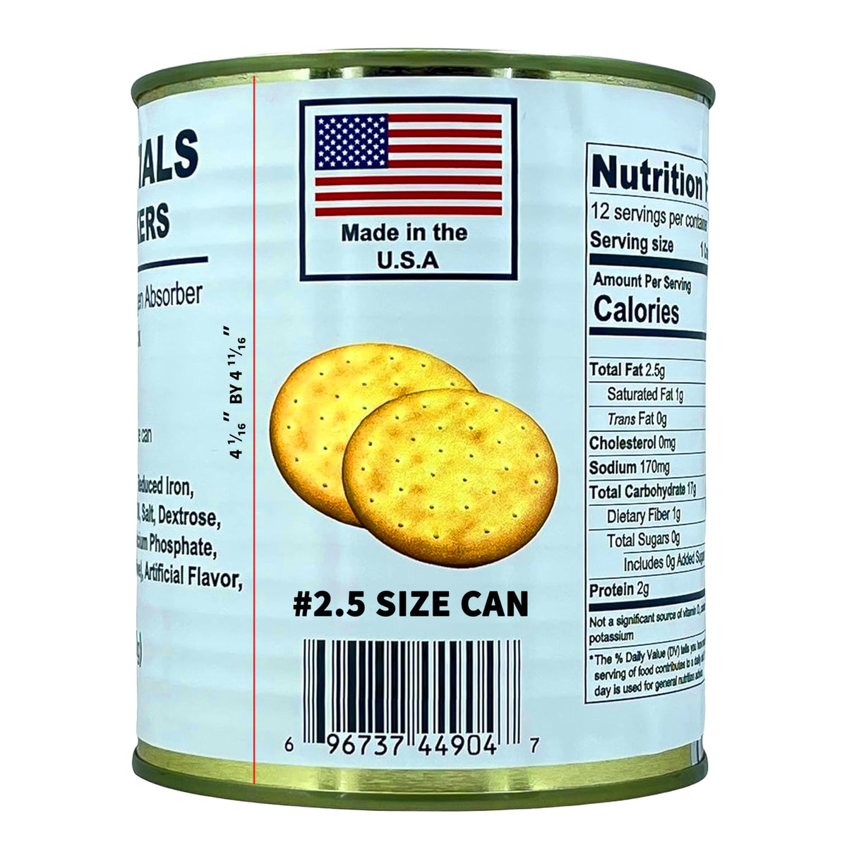 Future Essential Sailor Pilot Bread Crackers | Ship'S Biscuit | Emergency Survival Food | Long Term Food Storage (30 Years Shelf