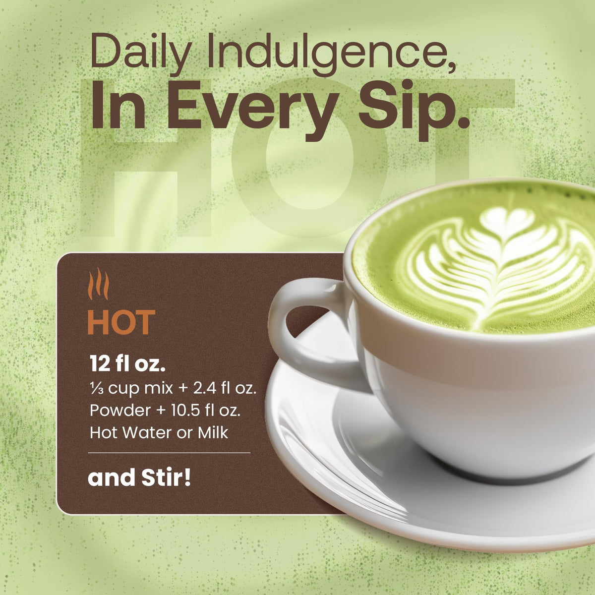 Dr. Smoothie Matcha Green Tea Latte, No Artificial Additives, 51mg Caffeine, 56 Ounce, 30 Servings