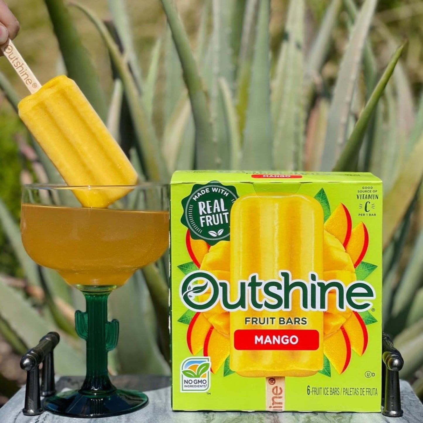 Outshine, Mango Frozen Fruit Bars, 6 count (Pack of 1)
