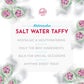 Sweet Candy Company Salt Water Taffy, Watermelon Flavor, Gluten Free, 3 lb, Individually Wrapped, Soft & Chewy Candy
