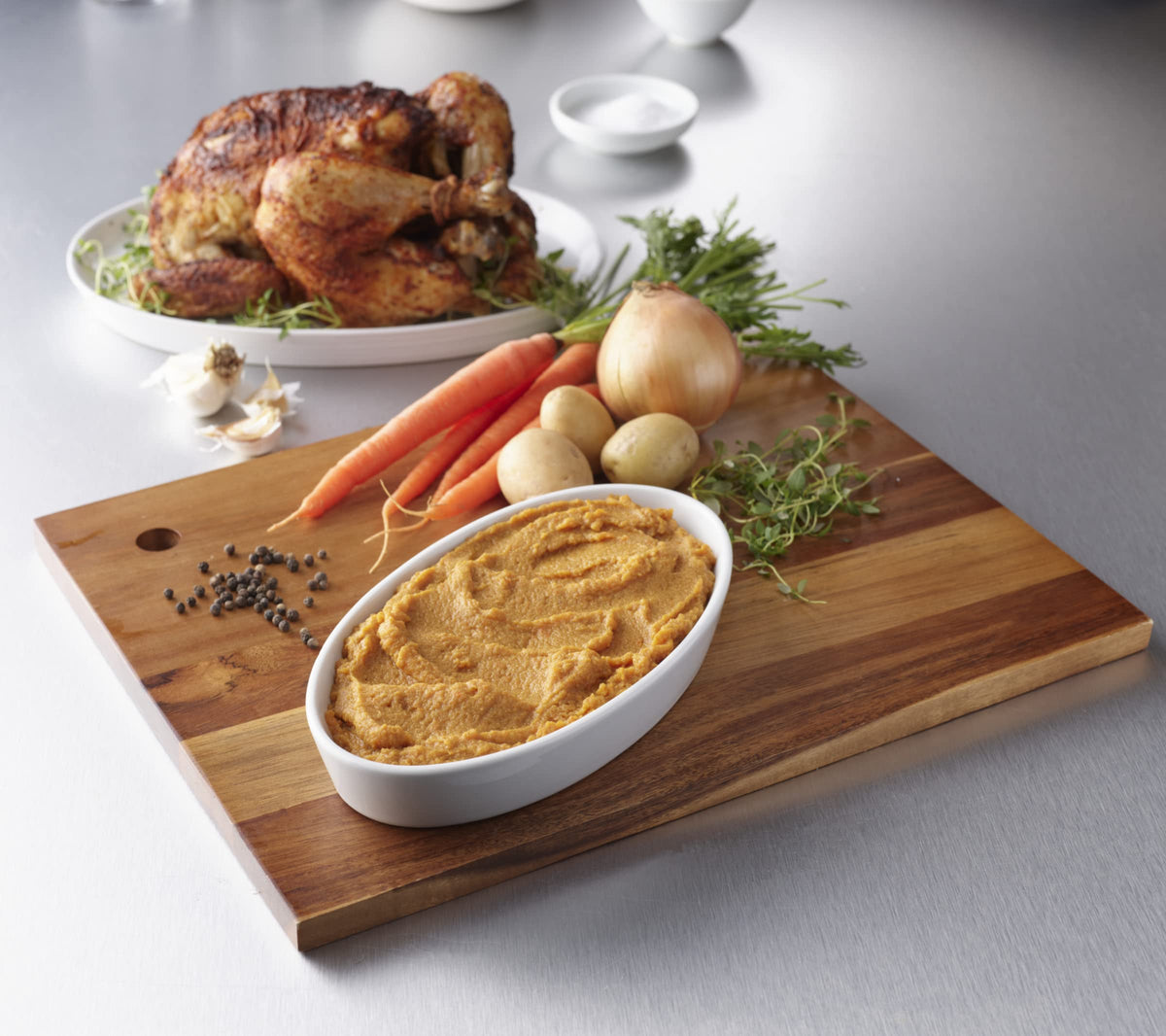 Hormel Thick & Easy Pureed Meals, Roasted Chicken With Potatoes & Carrots, 7 oz (Pack of 7)